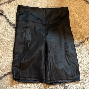 Women's Black High-Waisted Shorts